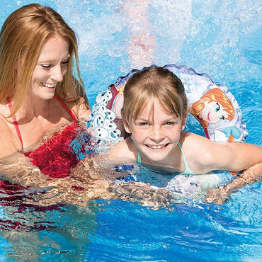 Intex Frozen Swim Ring, Multi-Colour, 56201NP.