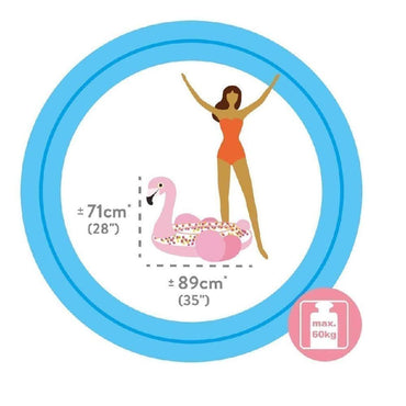 INTEX - Glitter Flamingo Tube Ride-On - Karout Online -Karout Online Shopping In lebanon - Karout Express Delivery