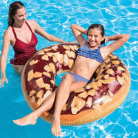 Intex 56262 Inflatable Swim Donut Ring Tube Float - Nutty Chocolate, 114cm.