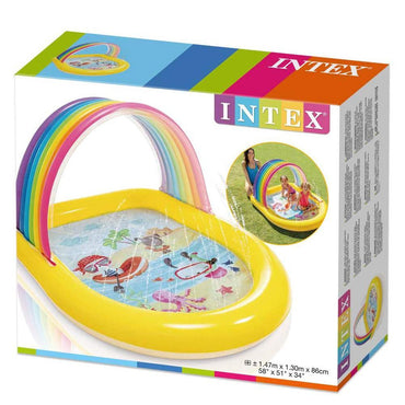INTEX Rainbow Arch Spray Pool, 147x130x86cm.