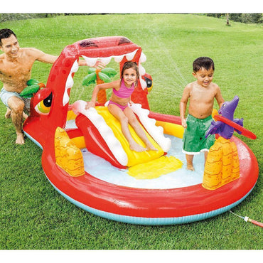 INTEX Happy Dino Play Center Pool 57163 - Karout Online -Karout Online Shopping In lebanon - Karout Express Delivery