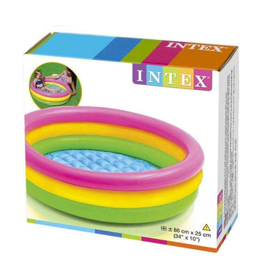 Intex Sunset Glow Baby Pool, Multi Color 114*25cm.