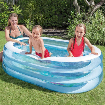 INTEX OVAL WHALE FUN POOL 163*107*46cm.