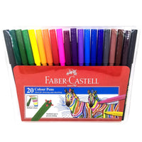 Faber Castell Fiber pen Washable Double Ended 20 pen / 53218 - Karout Online -Karout Online Shopping In lebanon - Karout Express Delivery