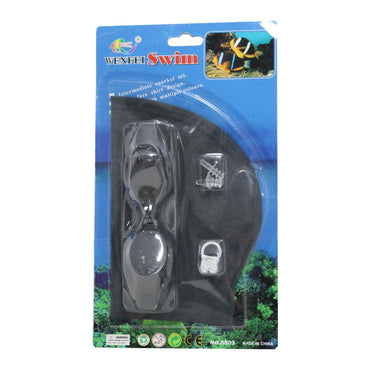 Swimming Goggles With Hat Set.