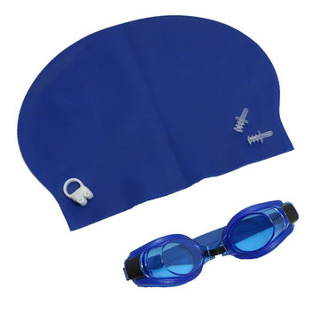 Swimming Goggles With Hat Set.