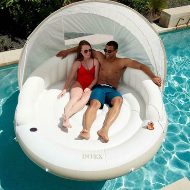 Intex  Inflatable Canopy Island Sun Shelter Floating - Karout Online -Karout Online Shopping In lebanon - Karout Express Delivery
