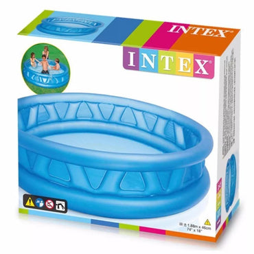 Intex Inflated Soft Side Pool, Blue, 58431 - Karout Online -Karout Online Shopping In lebanon - Karout Express Delivery