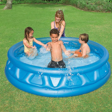 Intex Inflated Soft Side Pool, Blue, 58431 - Karout Online -Karout Online Shopping In lebanon - Karout Express Delivery