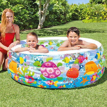 Intex 58480 Inflatable Aquarium Swimming Pool - Karout Online -Karout Online Shopping In lebanon - Karout Express Delivery