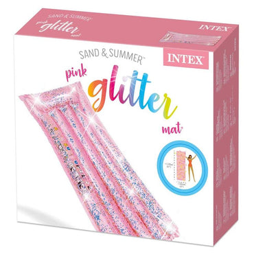 Intex 58720EU Pink Glitter Mat 183 x 69 cm - Karout Online -Karout Online Shopping In lebanon - Karout Express Delivery