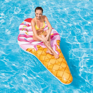 Intex 58762Eu Realistic Print Mattress Ice-Cream Lilo Multi-Colour 224 X 107 Cm Summer