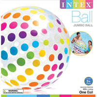 Intex Jumbo Ball Multi-Colour, 59065 107 cm - Karout Online -Karout Online Shopping In lebanon - Karout Express Delivery
