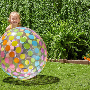 Intex Jumbo Ball Multi-Colour, 59065 107 cm - Karout Online -Karout Online Shopping In lebanon - Karout Express Delivery