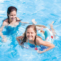 Intex Inflatable Transparent Ring Swim Tube 59242.