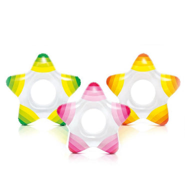 INTEX Star Rings, 74x71cm Assorted Colors.