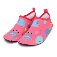 Kids Slippers Quick Dry Kids Water Swimming Shoes with Heel Child Water Socks Cartoon