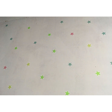 (net) 3D Stars Glow In The Dark Wall Stickers Luminous Fluorescent Wall Stickers 100pcs / 6988016004875 / 2370750000284