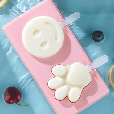 Silicone Ice Cream Mold DIY Popsicle Mould With Lid and Stick / 22FK070 - Karout Online -Karout Online Shopping In lebanon - Karout Express Delivery