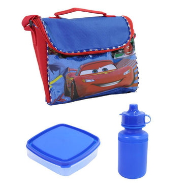 Characters Lunch Bag With Lunch Box And Water Bottle.