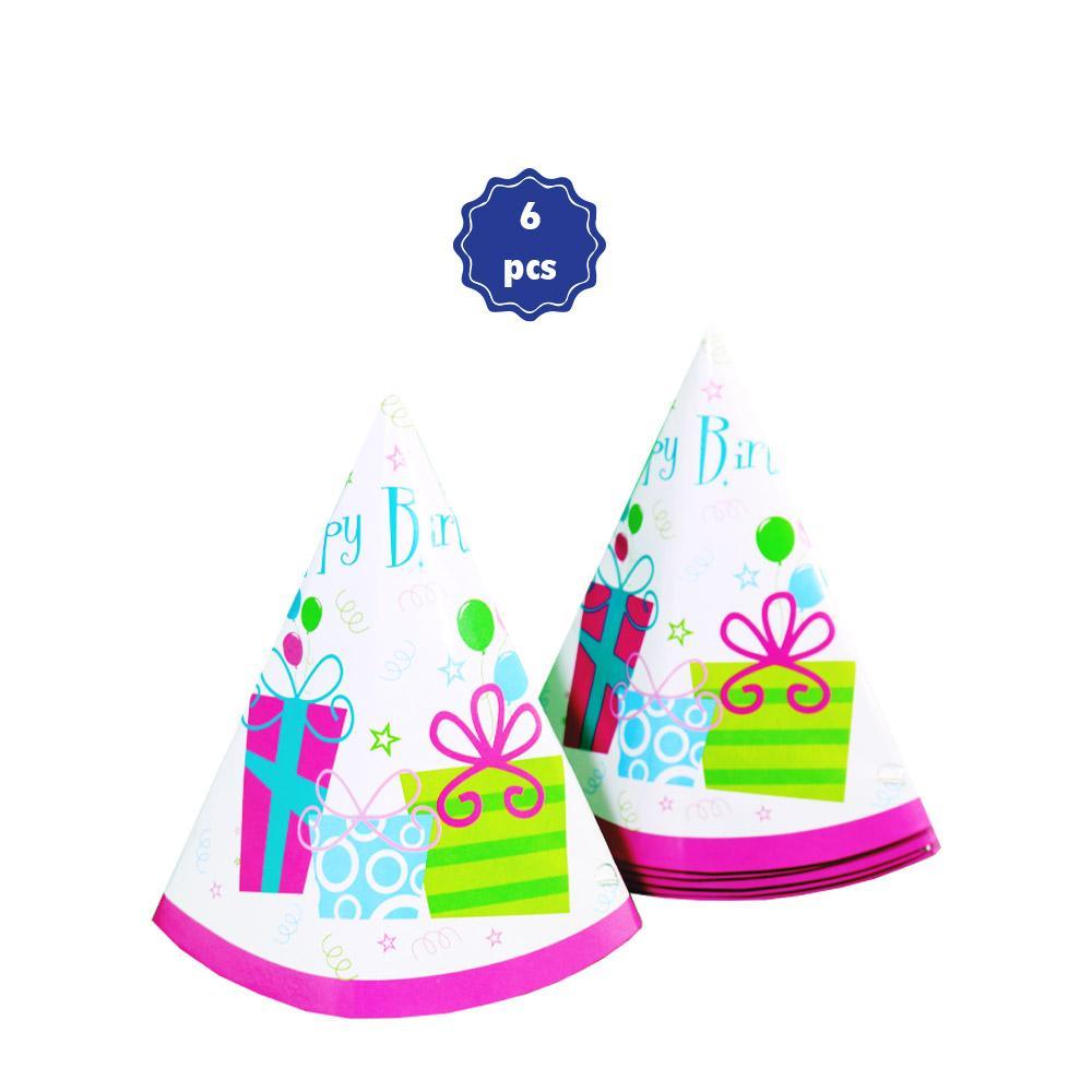 Happy Birthday Hats (6 pcs) / AB78