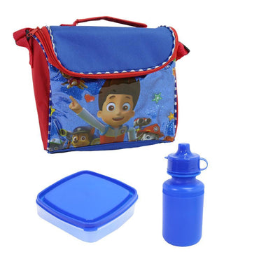 Characters Lunch Bag With Lunch Box And Water Bottle.