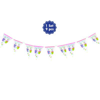 Happy Birthday - Flag Banners (9 pcs).