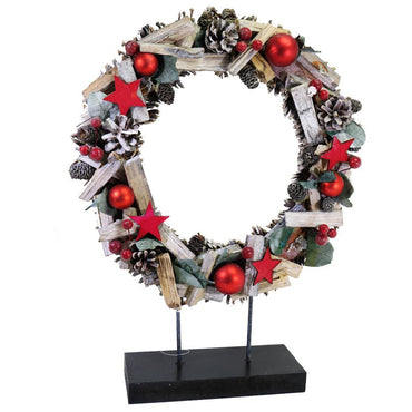 Christmas Pine Wreath Stand 45 cm.