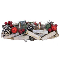 Christmas Candle Holder 25 x 6.5 cm.