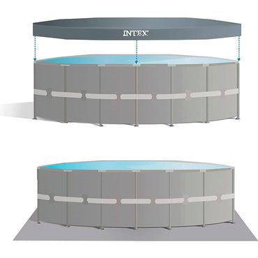 (NET) Intex 26334 Ultra XTR Frame Pool Set  6.10m x 1.22m