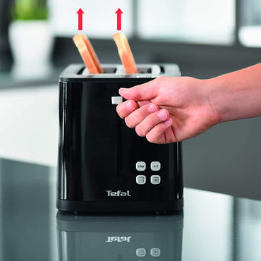 Tefal Smart’n Light 2 Slice Digital Toaster Black / TT640840