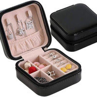 **NET**Portable Leather Travel Jewelry Box Jewelry Organizer / KC23-213 / 6920233814257
