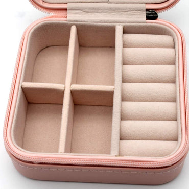 **NET**Portable Leather Travel Jewelry Box Jewelry Organizer / KC23-213 / 6920233814257