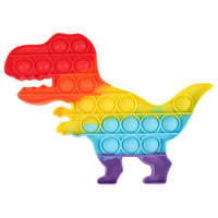 Rainbow Dinosaur Pop Bubble Fidget Toys / PO-14 - Karout Online -Karout Online Shopping In lebanon - Karout Express Delivery