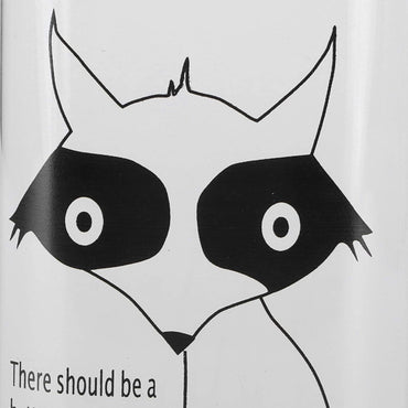 **NET**Clear Square Tall Glass Drinkware Cup Printed Cute Animal Pattern 400ml / 9961409446046