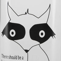 **NET**Clear Square Tall Glass Drinkware Cup Printed Cute Animal Pattern 400ml / 9961409446046
