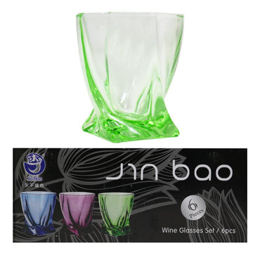 Glass Cup set of 6 / MW-459 - Karout Online -Karout Online Shopping In lebanon - Karout Express Delivery