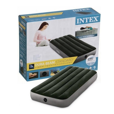 Intex Twin Dura Beam Prestige Downy Airbed With Fiber Tech - Karout Online -Karout Online Shopping In lebanon - Karout Express Delivery