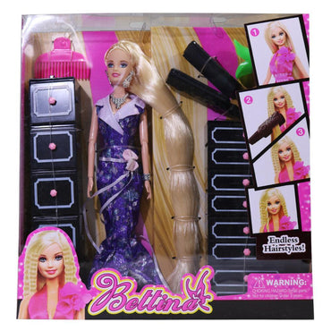 Bettina Doll Play Set Purple Toys & Baby