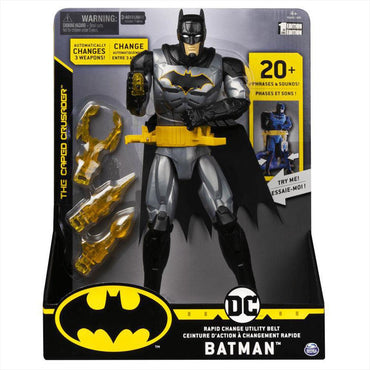 Spin master Batman Deluxe 12-Inch Action Figure with Lights and Sounds - Karout Online -Karout Online Shopping In lebanon - Karout Express Delivery