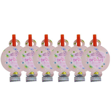 Birthday -Birthday Princess Blowouts ( 6 Pcs) / Ab-61 Birthday & Party Supplies