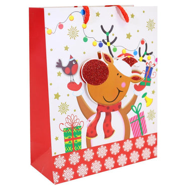 Christmas Gift Bag 23.5 x 18 x 8 Cm.
