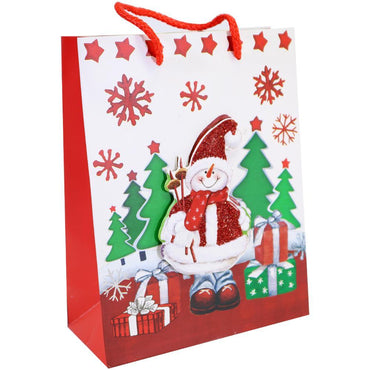 Christmas Gift Bag 23.5 x 18 x 8 Cm.