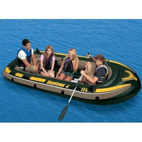 Intex Inflatable Seahawk 4 Boat - Karout Online -Karout Online Shopping In lebanon - Karout Express Delivery