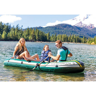 Intex Inflatable Boat Seahawk 3  Set - Karout Online -Karout Online Shopping In lebanon - Karout Express Delivery