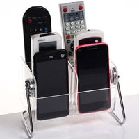 Deluxe Acrylic Remote Control Holder 6 Storage Shelf - Karout Online -Karout Online Shopping In lebanon - Karout Express Delivery