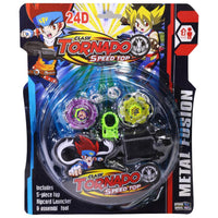 Beyblade Tornado Metal Fusion 8D Speed Top Set Purple & Yellow Toys Baby