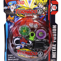 Beyblade Tornado Metal Fusion 8D Speed Top Set Purple & Green Toys Baby