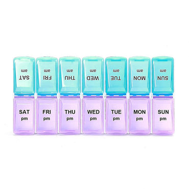 Weekly Pill Box 7 Days Tablets Organizer Twice A Day / KC-140 - Karout Online -Karout Online Shopping In lebanon - Karout Express Delivery