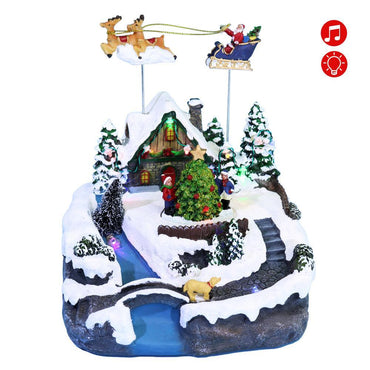 Musical & Lighted Christmas Village.